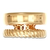 Thumbnail Image 2 of Italia D'Oro Two-Row Twist Cuff Ring 14K Yellow Gold