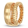 Thumbnail Image 3 of Italia D'Oro Two-Row Twist Cuff Ring 14K Yellow Gold