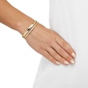 Thumbnail Image 4 of Italia D'Oro Two-Row Twist Cuff Bangle 14K Yellow Gold