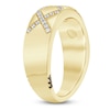 Thumbnail Image 2 of Pnina Tornai Men's Diamond X Wedding Band 1/3 ct tw 14K Yellow Gold