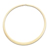 Thumbnail Image 1 of Italia D'Oro Graduated Stretch Omega Necklace 14K Yellow Gold 18&quot;