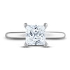 Thumbnail Image 3 of Lab-Created Diamond Solitaire Plus Engagement Ring 2 ct tw Princess Platinum (F/VS)