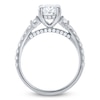 Thumbnail Image 2 of Brilliant Moments Oval-Cut Diamond Engagement Ring 2-3/4 ct tw 14K White Gold