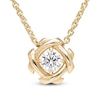 Thumbnail Image 1 of Unspoken Diamond Solitaire Necklace 1/4 ct tw 14K Yellow Gold 18&quot; (I1/I)