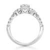 Thumbnail Image 2 of J'Lure Radiant Brilliant-Cut Lab-Created Diamond Engagement Ring 2 ct tw 18K White Gold