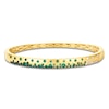 Thumbnail Image 1 of Le Vian Emerald Ombré & White Sapphire Bangle Bracelet 14K Honey Gold