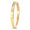 Thumbnail Image 3 of Le Vian Emerald Ombré & White Sapphire Bangle Bracelet 14K Honey Gold