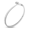 Thumbnail Image 2 of Unspoken Diamond Solitaire Bangle Bracelet 1/2 ct tw 14K White Gold 7&quot; (I1/I)