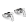 Thumbnail Image 3 of Baraka Men's Carbon Fiber Cufflinks Stainless Steel & 18K Rose Gold