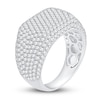 Thumbnail Image 2 of Men's Lab-Created Diamond Ring 3-1/2 ct tw Round 14K White Gold