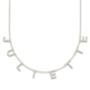 Thumbnail Image 0 of Juliette Maison Diamond Station Name Necklace 1-1/8 ct tw Round 10K Yellow Gold