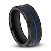 Thumbnail Image 1 of Line Wedding Band Black Cobalt 8.0mm