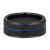 Thumbnail Image 2 of Line Wedding Band Black Cobalt 8.0mm