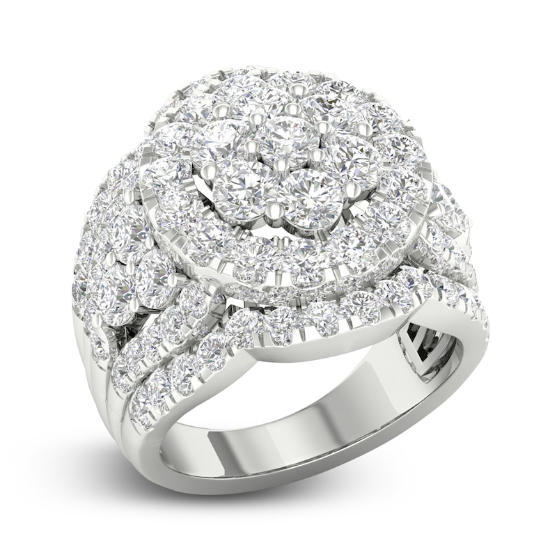 Main Image 2 of Diamond Engagement Ring 4-1/3 ct tw Round 14K White Gold