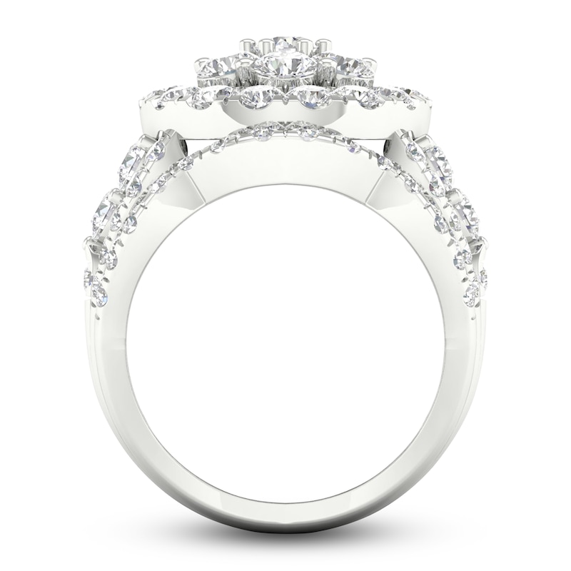 Main Image 4 of Diamond Engagement Ring 4-1/3 ct tw Round 14K White Gold