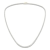 Thumbnail Image 1 of Lab-Created Diamond Tennis Necklace 10 ct tw 14K Yellow Gold