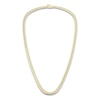 Thumbnail Image 3 of Lab-Created Diamond Tennis Necklace 10 ct tw 14K Yellow Gold