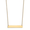 Thumbnail Image 2 of Engravable Bar Necklace 14K Yellow Gold