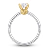Thumbnail Image 2 of Y-Knot Diamond Solitaire Ring 1 ct tw Oval 14K White Gold (I/I1)