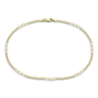 14K Two Tone Yellow Gold Heart Beads 10 Anklet Ankle Beach Chain Bracelet  Love Puffed: 16582258130995