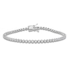 Thumbnail Image 1 of Lab-Created Diamond Tennis Bracelet 1-1/2 ct tw 14K White Gold 7"