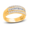 Thumbnail Image 1 of Kallati Diamond Ring 1-1/2 ct tw Princess/Baguette/Round 14K Yellow Gold