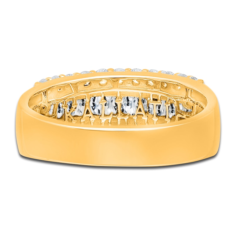 Main Image 3 of Kallati Diamond Ring 1-1/2 ct tw Princess/Baguette/Round 14K Yellow Gold