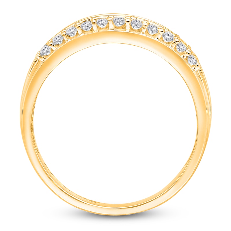 Main Image 4 of Kallati Diamond Ring 1-1/2 ct tw Princess/Baguette/Round 14K Yellow Gold