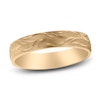 Thumbnail Image 1 of Men's Scroll Wedding Band 14K Yellow Gold 5mm