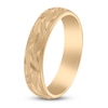 Thumbnail Image 2 of Men's Scroll Wedding Band 14K Yellow Gold 5mm