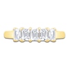 Thumbnail Image 3 of Emerald-Cut 5-Stone Diamond Anniversary Band 7/8 ct tw 14K Yellow Gold