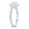 Thumbnail Image 2 of Pnina Tornai Cushion & Round-Cut Diamond Engagement Ring 1-1/8 ct tw Platinum