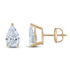 Thumbnail Image 0 of Pear-Shaped Lab-Created Diamond Solitaire Stud Earrings 4 ct tw 14K Yellow Gold (F/SI2)