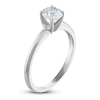 Thumbnail Image 1 of Certified Round Diamond Solitaire Engagement Ring 3/4 ct tw 14K White Gold (I/I1)