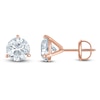 Thumbnail Image 1 of Certified Round-Cut Diamond Solitaire Stud Earrings 3 ct tw 18K Rose Gold (SI2/I)