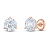 Thumbnail Image 2 of Certified Round-Cut Diamond Solitaire Stud Earrings 3 ct tw 18K Rose Gold (SI2/I)