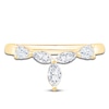 Thumbnail Image 2 of Marquise Diamond Contour Ring 1/2 ct tw 14K Yellow Gold