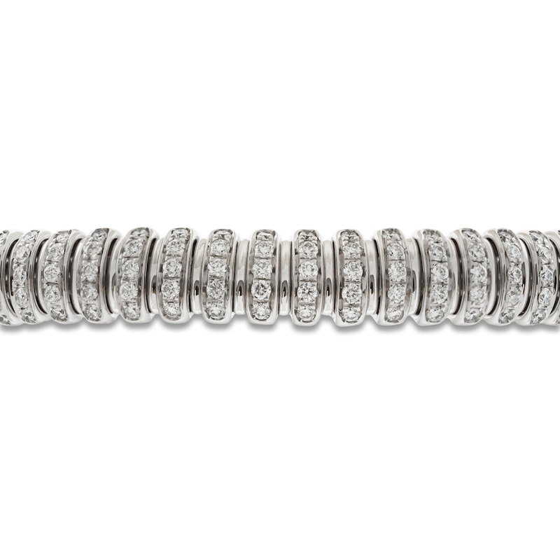 ZYDO Diamond Stretch Bracelet 4 ct tw 18K White Gold 6.5"