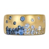 Thumbnail Image 3 of Le Vian Tramonto D'Oro Denim Ombré Sapphire Ring 14K Honey Gold