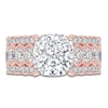 Thumbnail Image 3 of Cushion-Cut Created By Jared Studio Lab-Created Diamond Engagement Ring 3-3/4 ct tw 14K Rose Gold