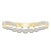 Thumbnail Image 3 of Pnina Tornai Cultured Pearl & Diamond Curved Anniversary Ring 1/6 ct tw 14K Yellow Gold