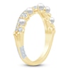 Thumbnail Image 2 of Pnina Tornai Cultured Pearl & Diamond Two-Row Contour Anniversary Ring 1/3 ct tw 14K Yellow Gold