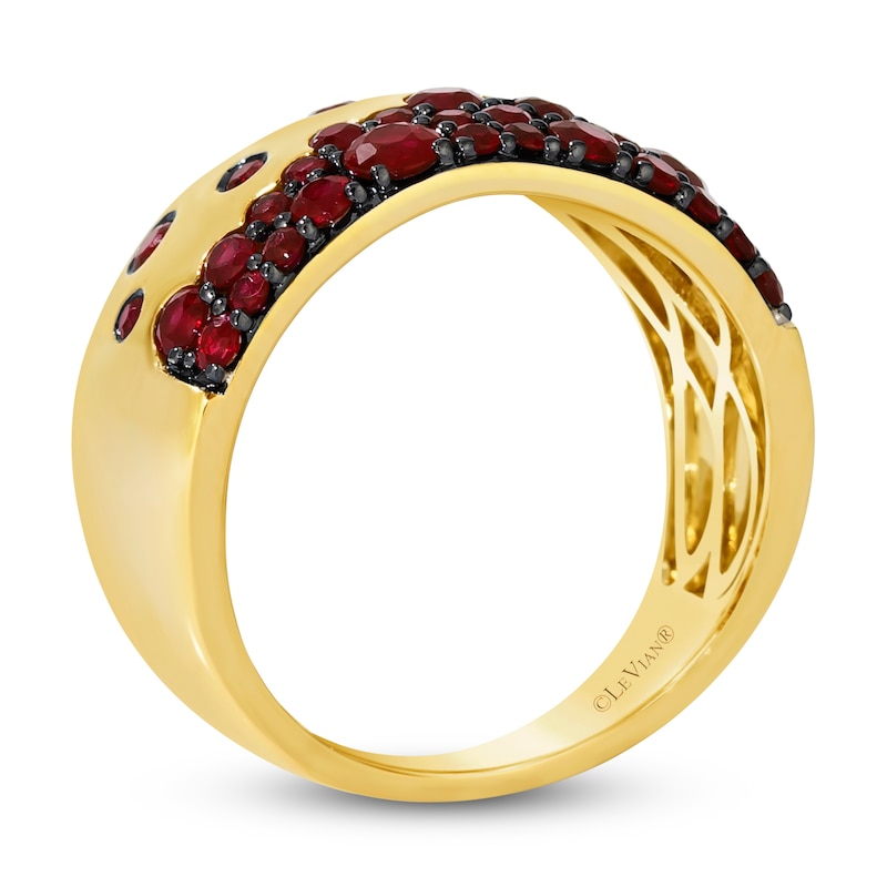 Main Image 2 of Le Vian Tramonto D'Oro Natural Ruby Ring 14K Honey Gold