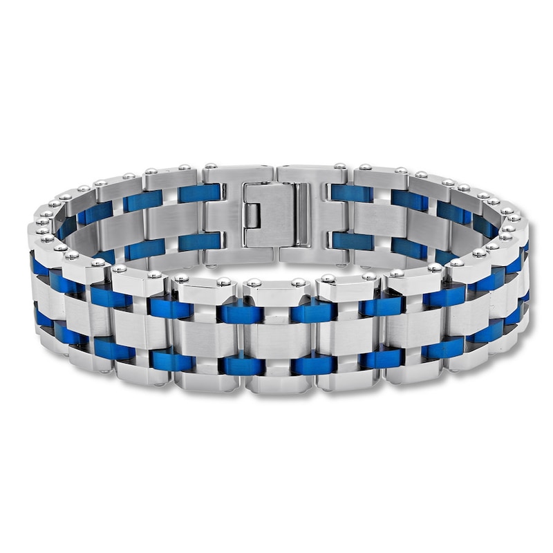 Main Image 1 of Men's Link Bracelet Stainless Steel 9&quot;