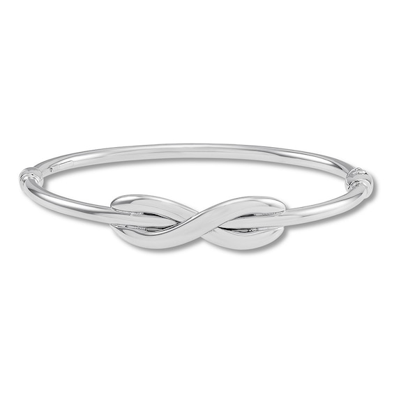 Statement Sterling - Cloud Bangle Sterling Silver / Jumbo (Wide) / 18 cm