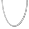 Thumbnail Image 1 of Curb Cuban Chain Necklace Sterling Silver 22&quot; 6.3mm