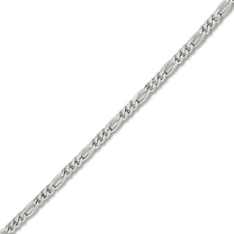 Figaro Chain Anklet Sterling Silver 9&quot;