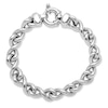 Thumbnail Image 1 of Polished Fancy Link Bracelet Sterling Silver 7.75&quot;