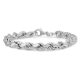 Rope Bracelet Sterling Silver 7.5&quot;