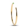 Thumbnail Image 1 of Stella Valle August Birthstone Bangle Bracelet Green Crystal 18K Gold-Plated Brass